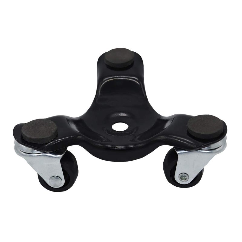 Grip 3 Wheel Furniture, Cabinet, Piano Movers Dolly 4 Pack - 160 lb Capacity - Padded Surface to Prevent Damage - Image 2